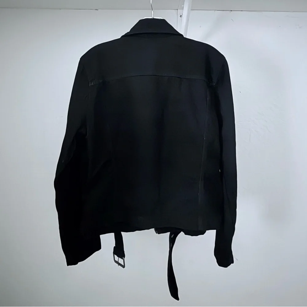 Gap Black Denim Moto Style Jacket - Picture 5 of 5